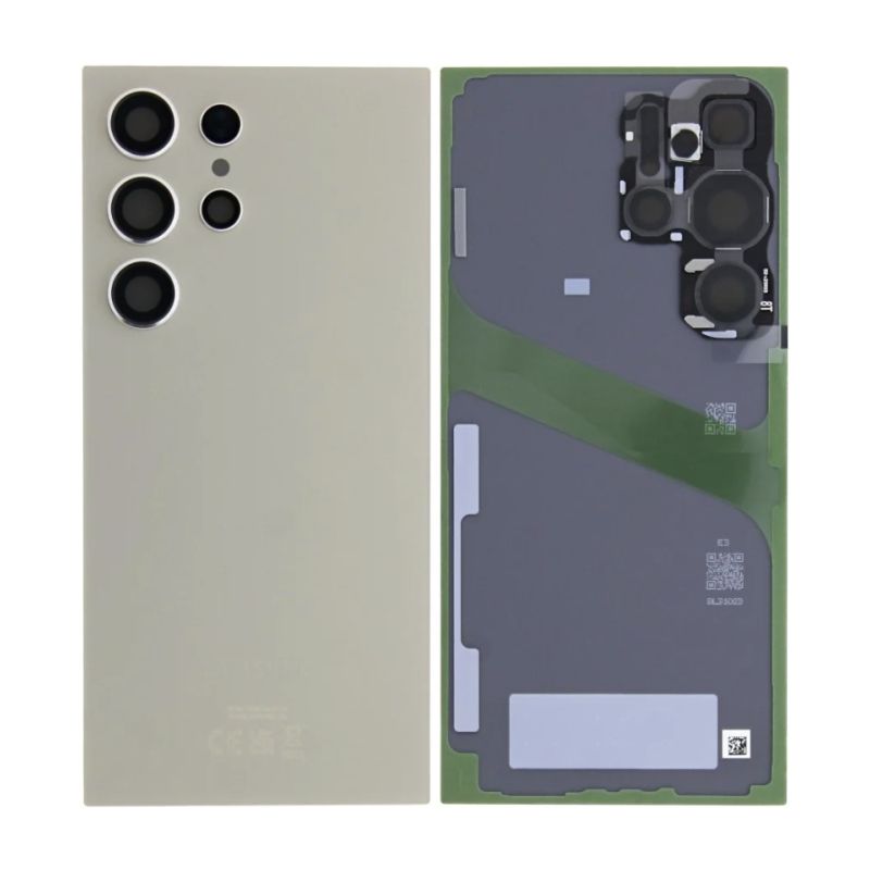 Samsung Galaxy S24 Ultra Back Glass Battery Cover (Titanium Gray) - No Logo