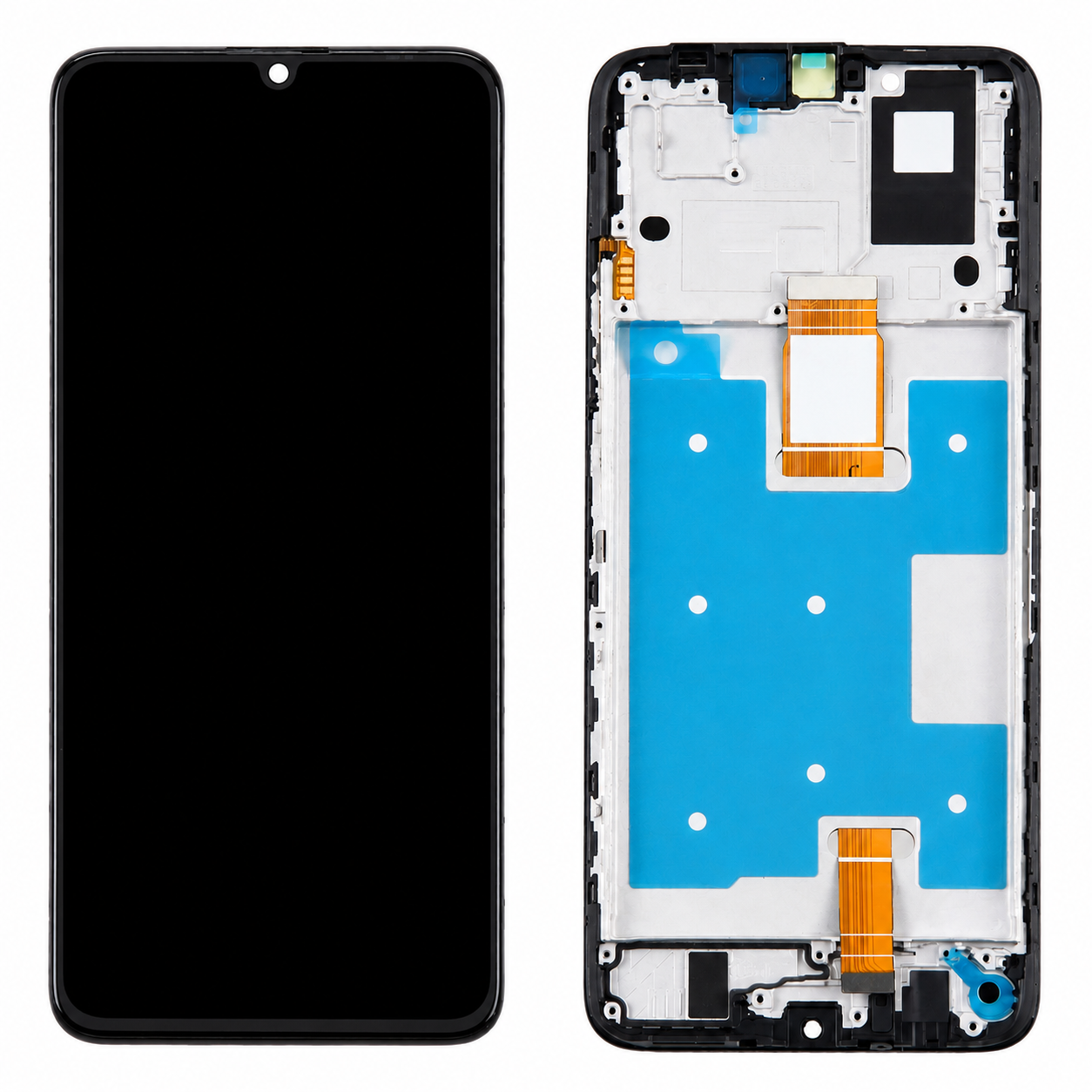 Honor X7a Screen Replacement with Frame