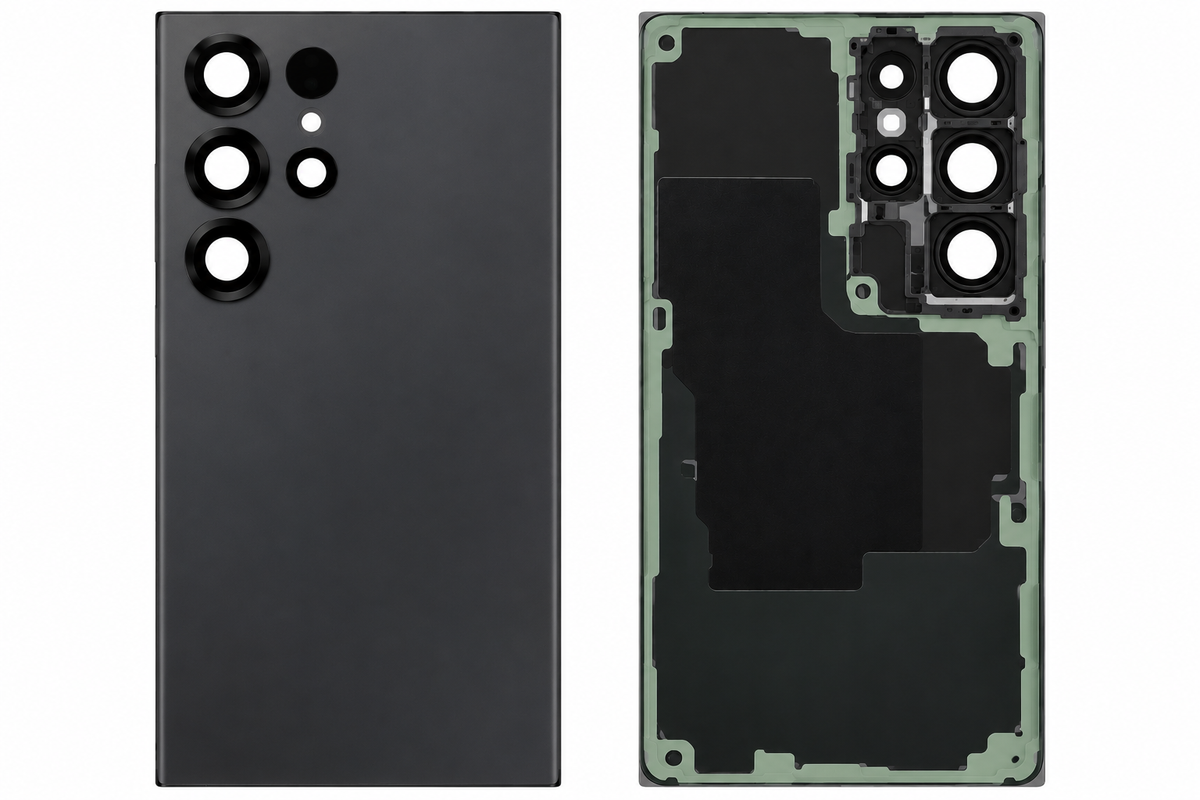 Samsung Galaxy S24 Ultra Back Glass Battery Cover Titanium Black