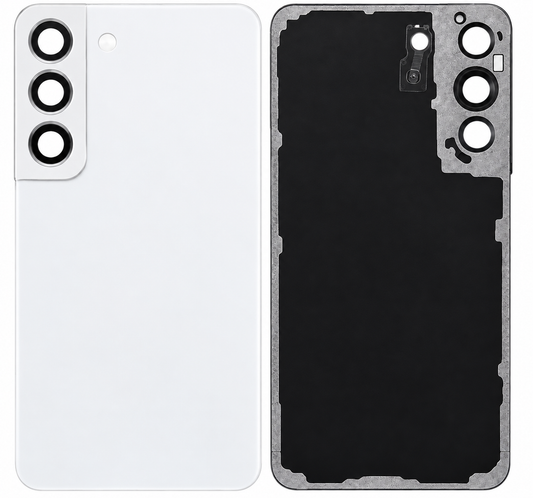 Samsung Galaxy S22 Phantom White Back Glass Replacement - No Logo