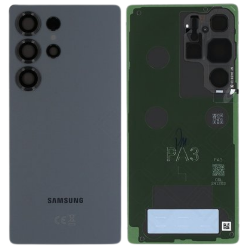 Samsung Galaxy S25 Ultra Achterglas Batterijdeksel Zwart - Originele Service Pack