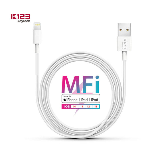 USB A to Lighting Charging Cable - 1 Meter MFI Certified