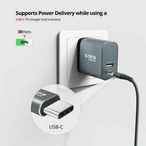 USB C to Lightning Cable - 2 Meter MFi Certified
