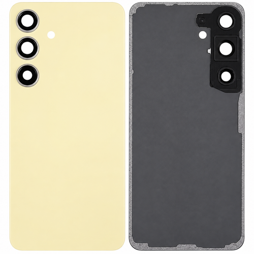 Samsung Galaxy S24 Amber Yellow Back Glass Replacement - No Logo