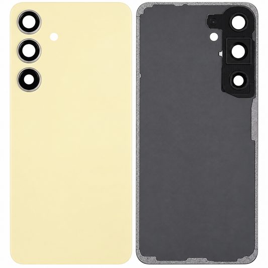 Samsung Galaxy S24 Amber Yellow Back Glass Replacement - No Logo