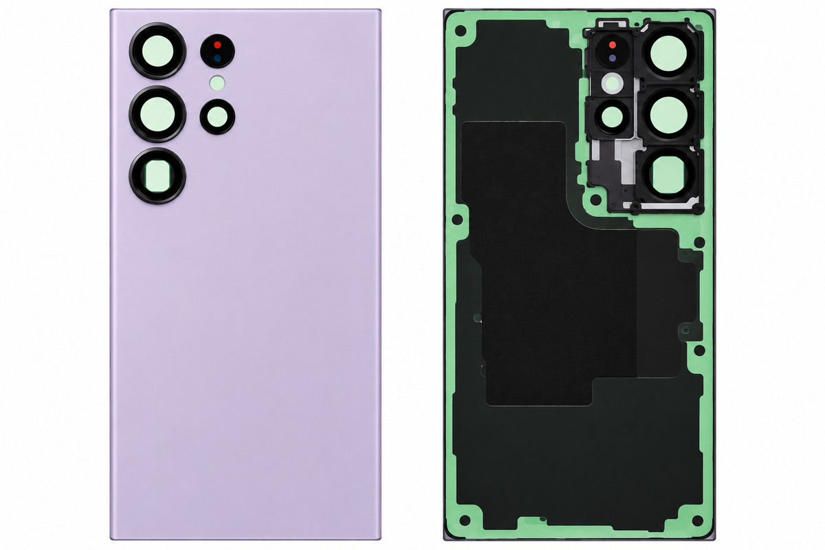 Samsung Galaxy S23 Ultra Back Glass Battery Cover Lavender