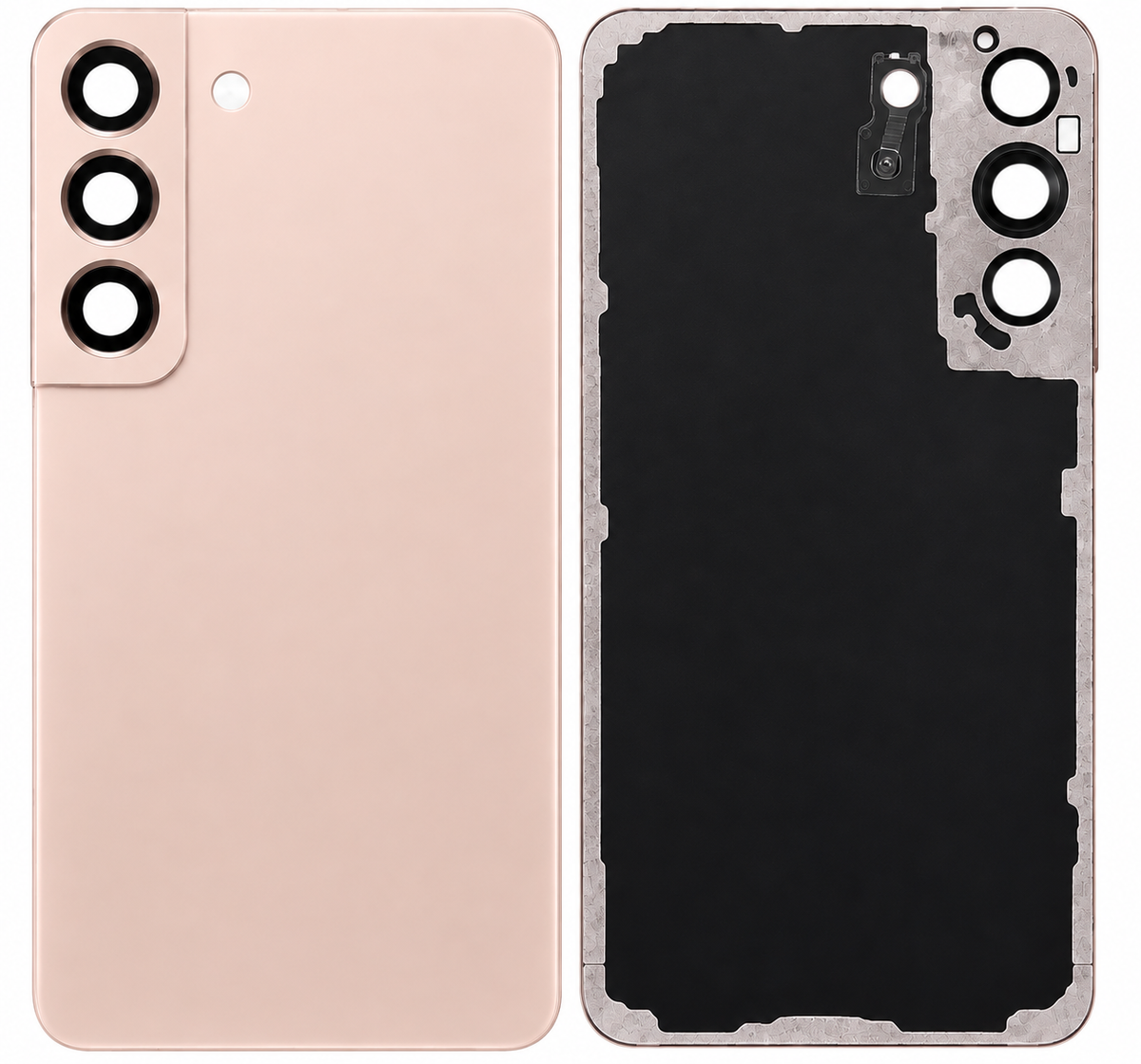 Samsung Galaxy S22 Pink Gold Back Glass Replacement - No Logo