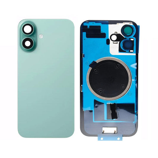 iPhone 16 Back Glass Battery Rear Cover Replacement - Teal