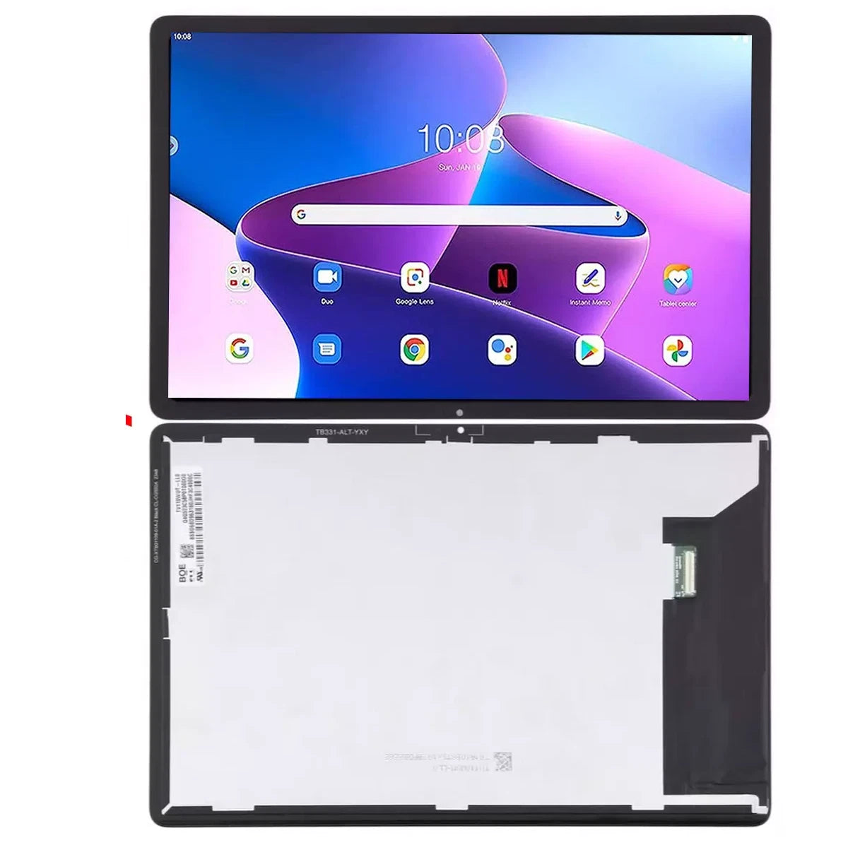 Lenovo Idea Tab 11" TB336FU, TB336ZU 2025 Touch Screen Digitizer LCD Display